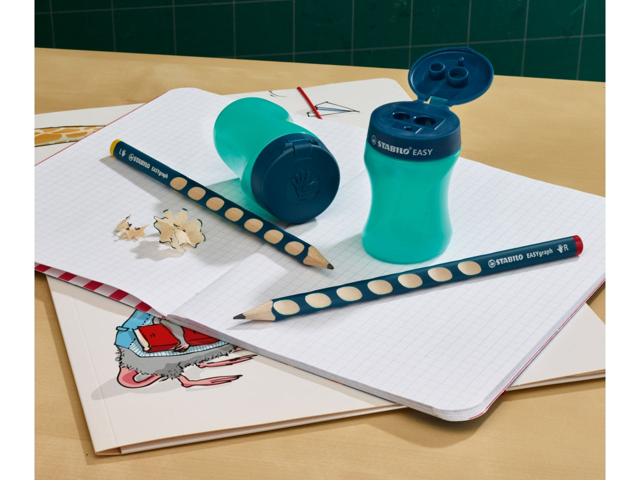 Easy temperino ergonomico per mancini colore petrolio M