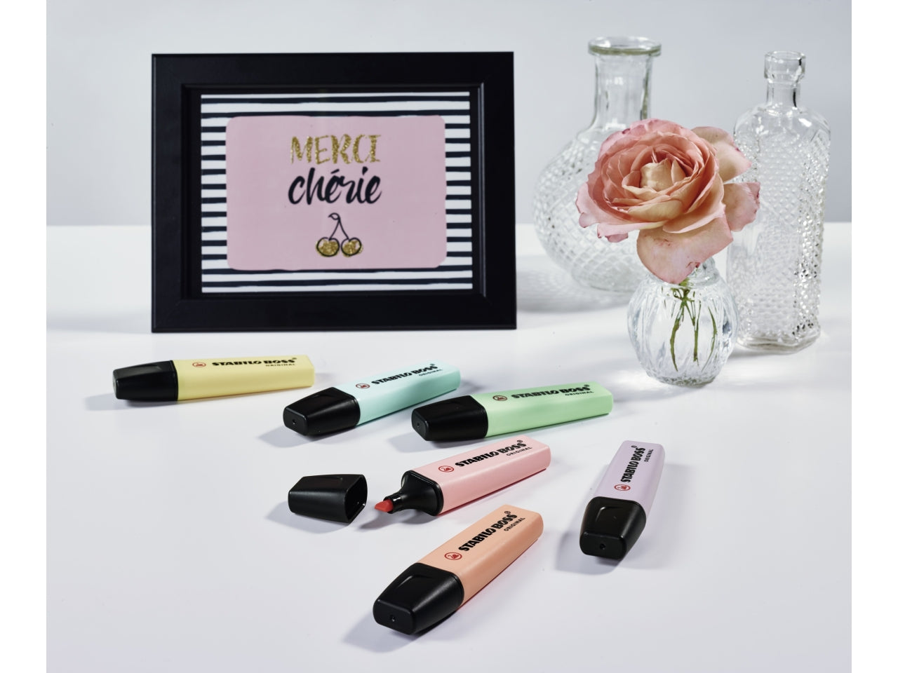 Stabilo evidenziatori Boss mini pastel la confezione contiene 5 pezzi