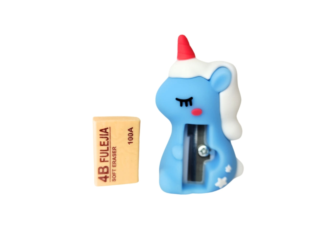 Temperino unicorno & gomma