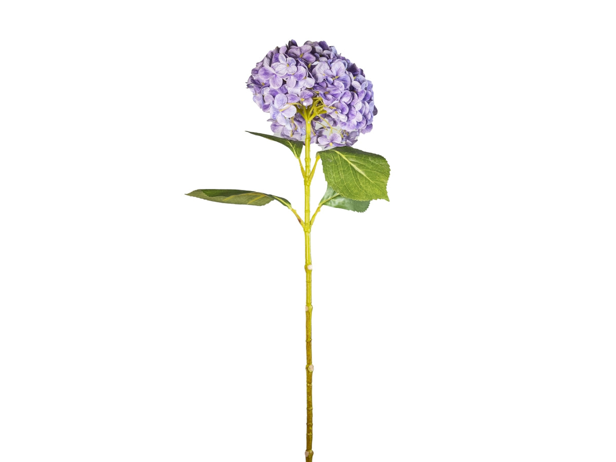 Ortensia real touch 70cm azzurro lavanda