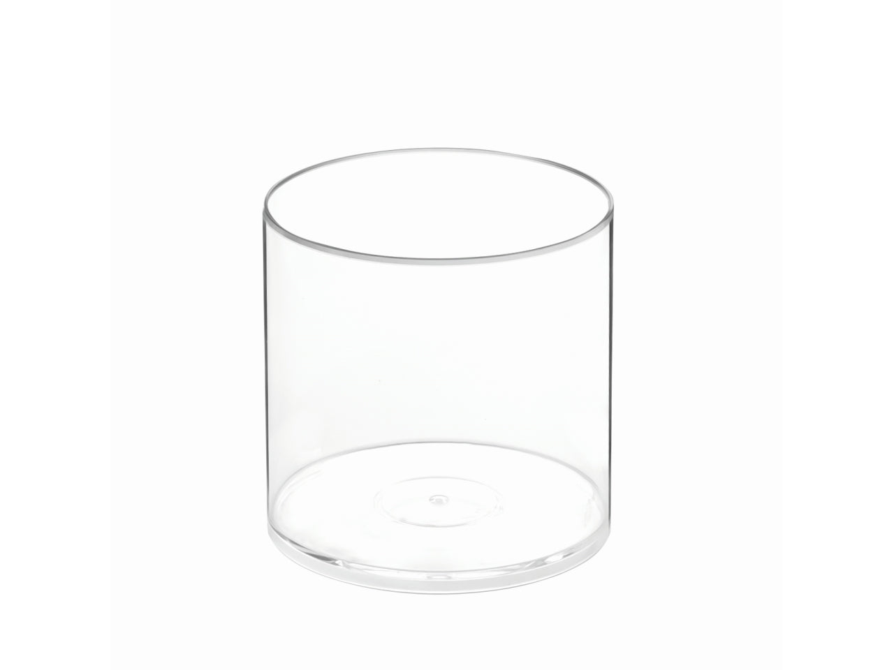 Ermes portafiori in plastica trasparente 9xh.9cm