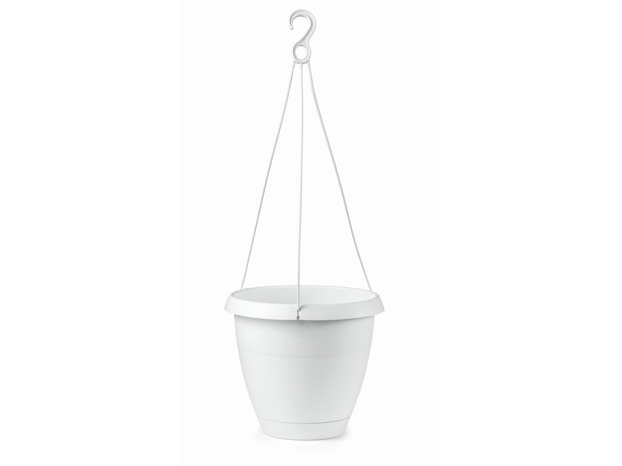 Vaso pensile Levia 25cm bianco