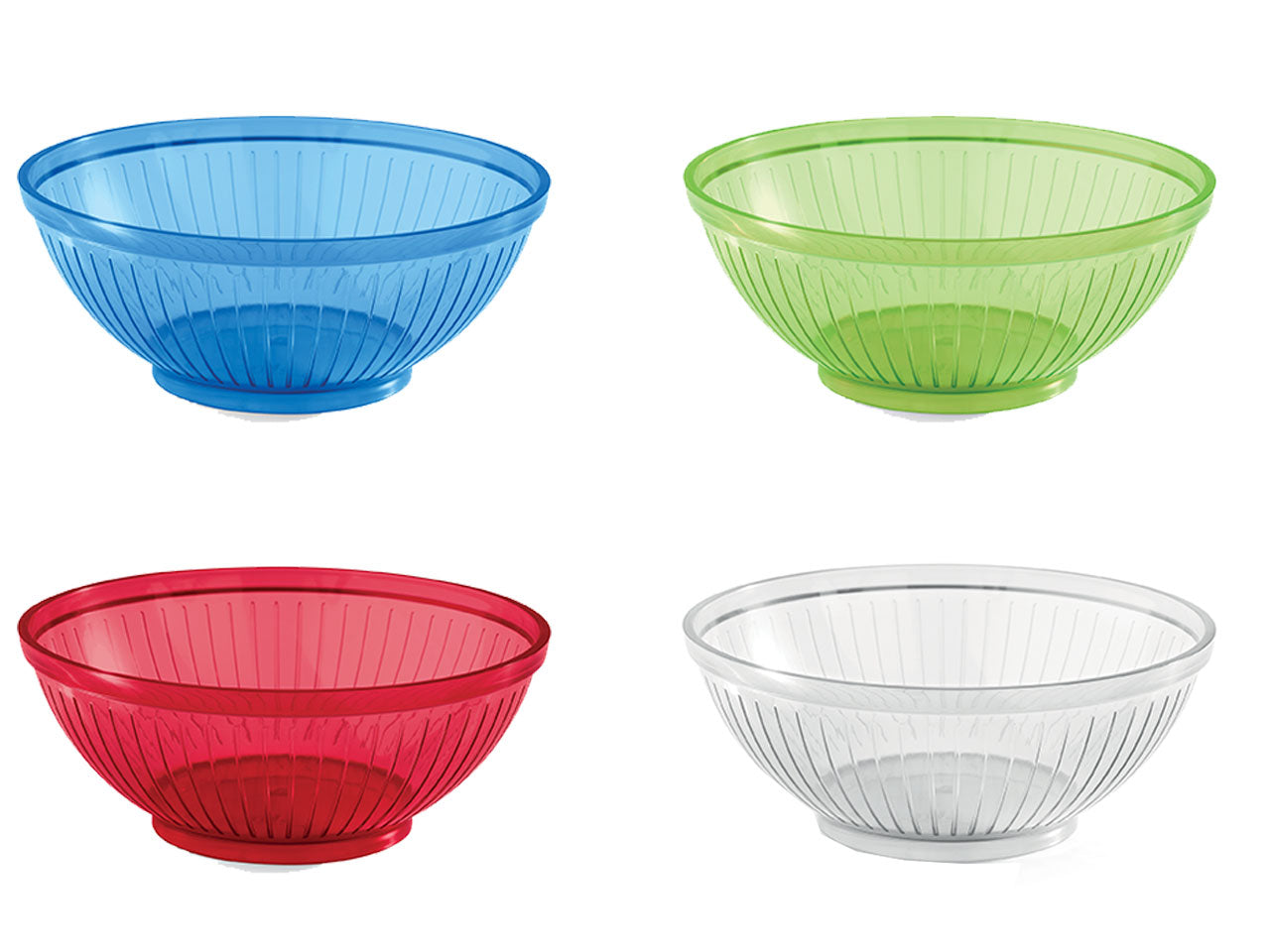 My home coppetta in plastica trasparente 15cm colori assortiti