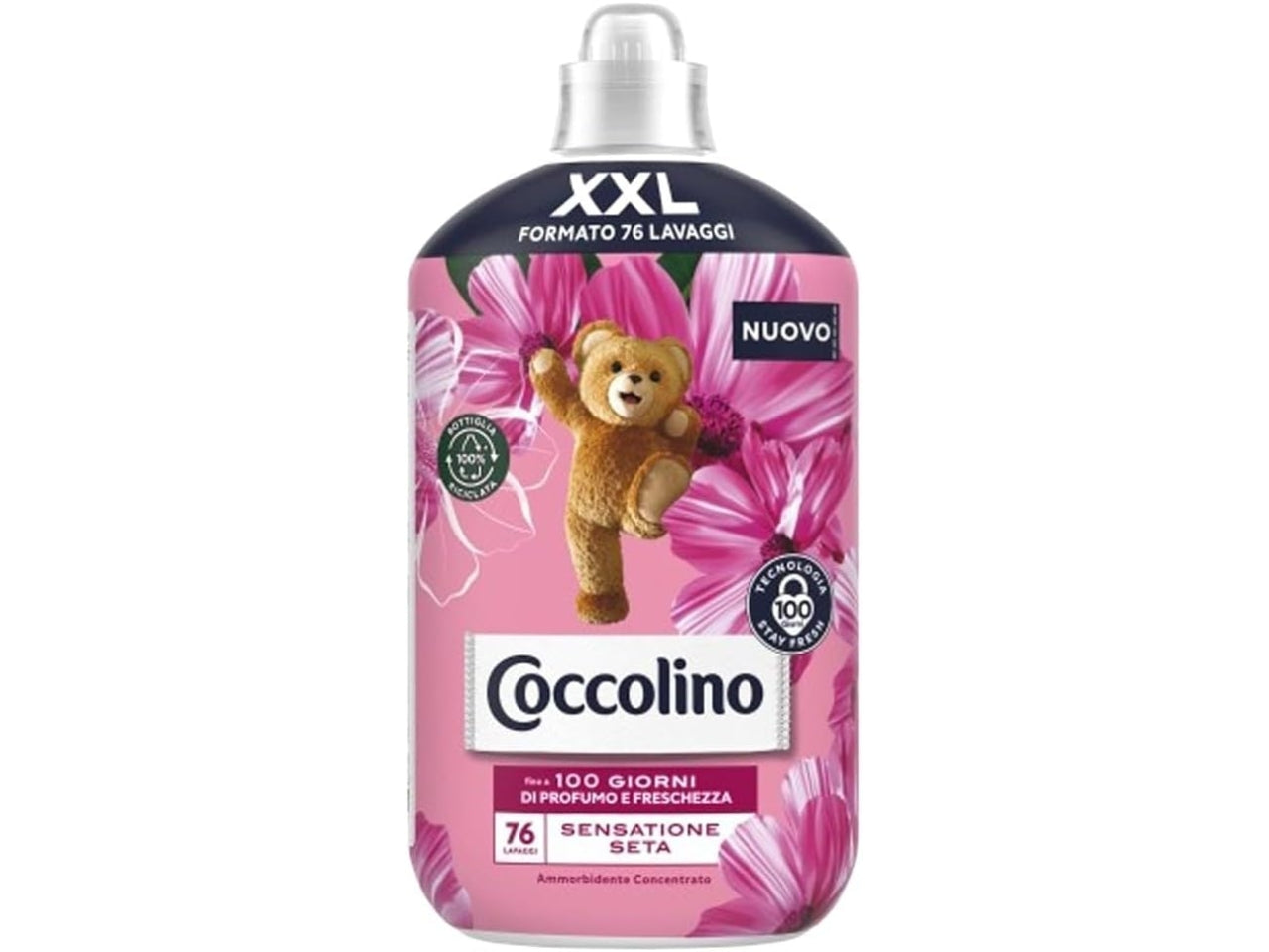 Coccolino concentrato 1750ml fragranza seta 76 lavaggi$