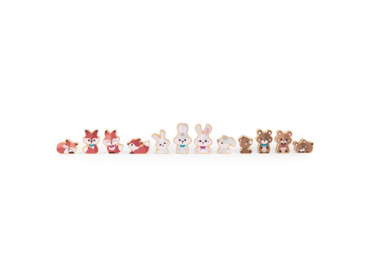Chicco gioco legno set 2 conigli papa'
