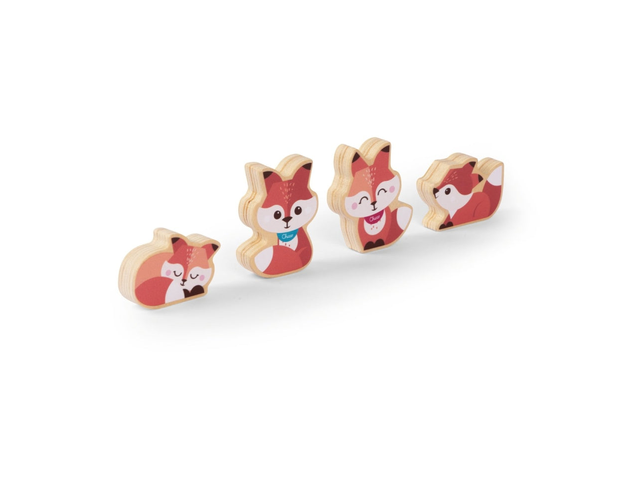 Chicco gioco legno set 2 conigli papa'