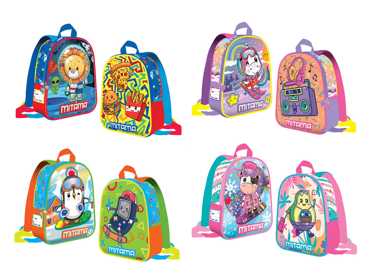Zaino mitama spinny mix boy e girl