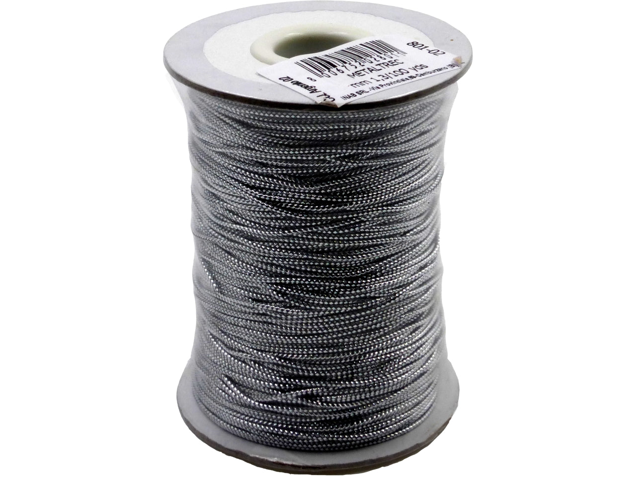 Cordino metaltrec 1,5mm/100 argento