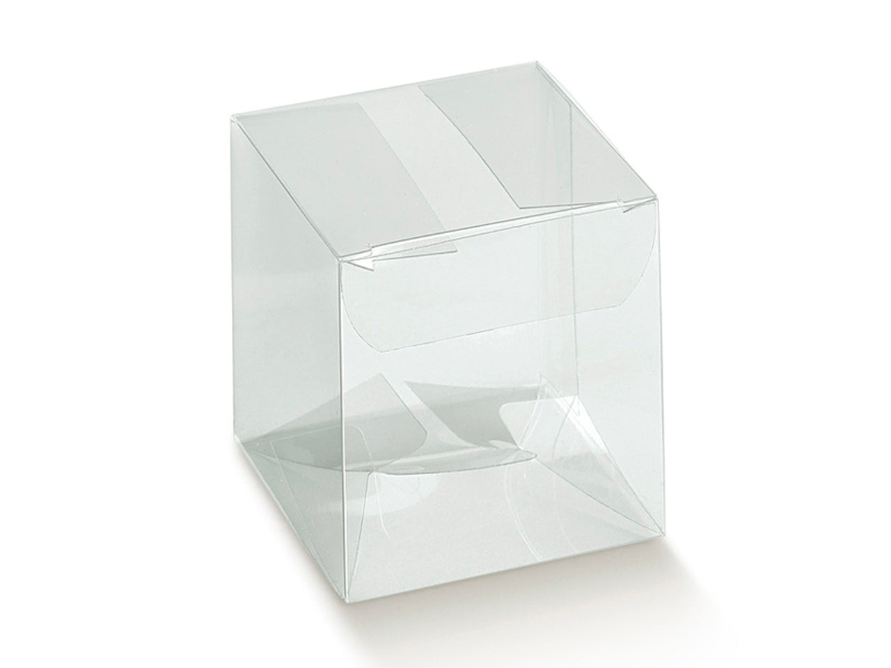 scatola trasparente in pet 8x8x9cm