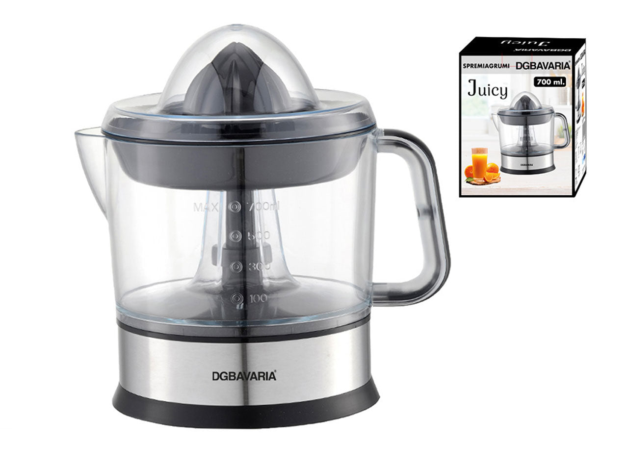 Spremiagrumi 700ml 25w nero