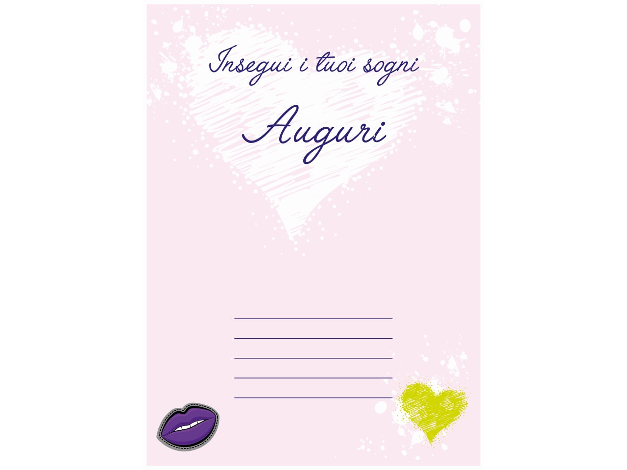 Biglietto Laminato cod. 250 /d