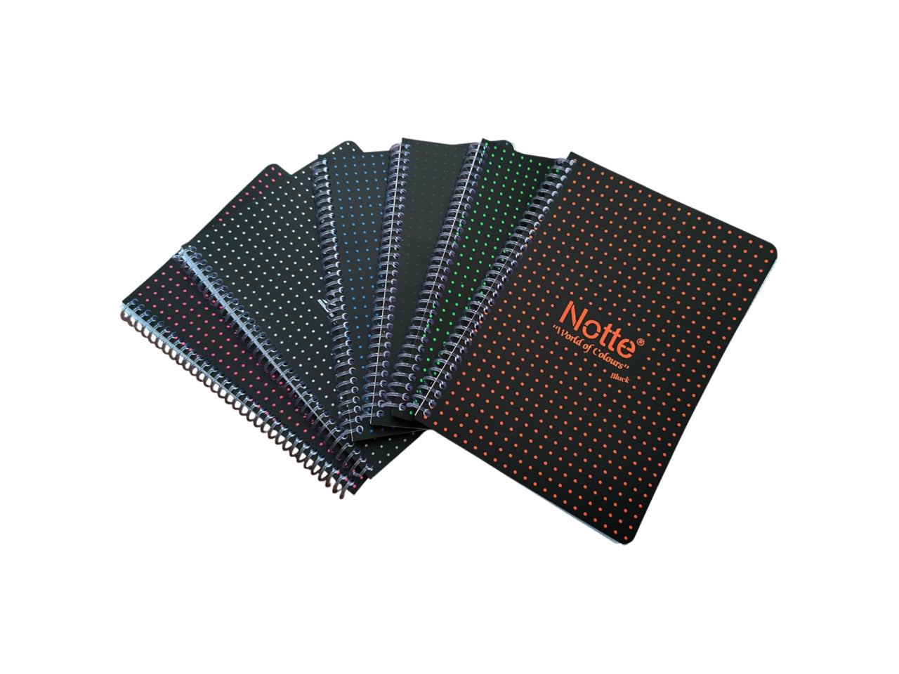 Notte quaderno maxi A4 con spirali e copertina plastificata 5mm
