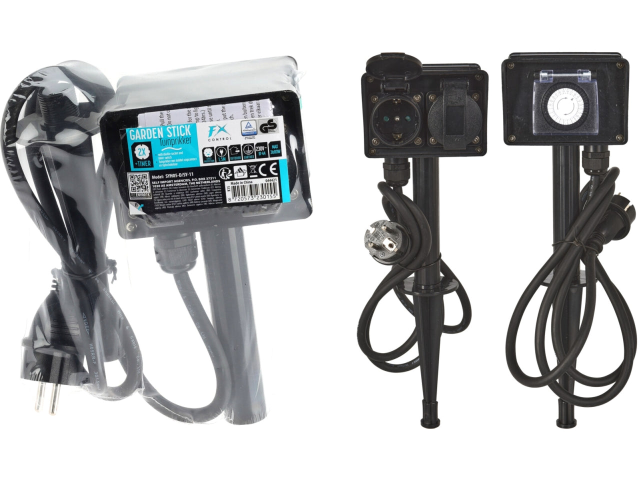 Presa pick 2 posti timer outdoor