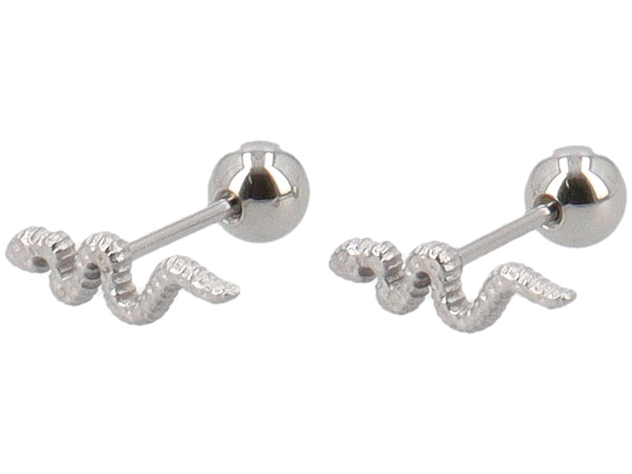 Orecchino piercing serpente