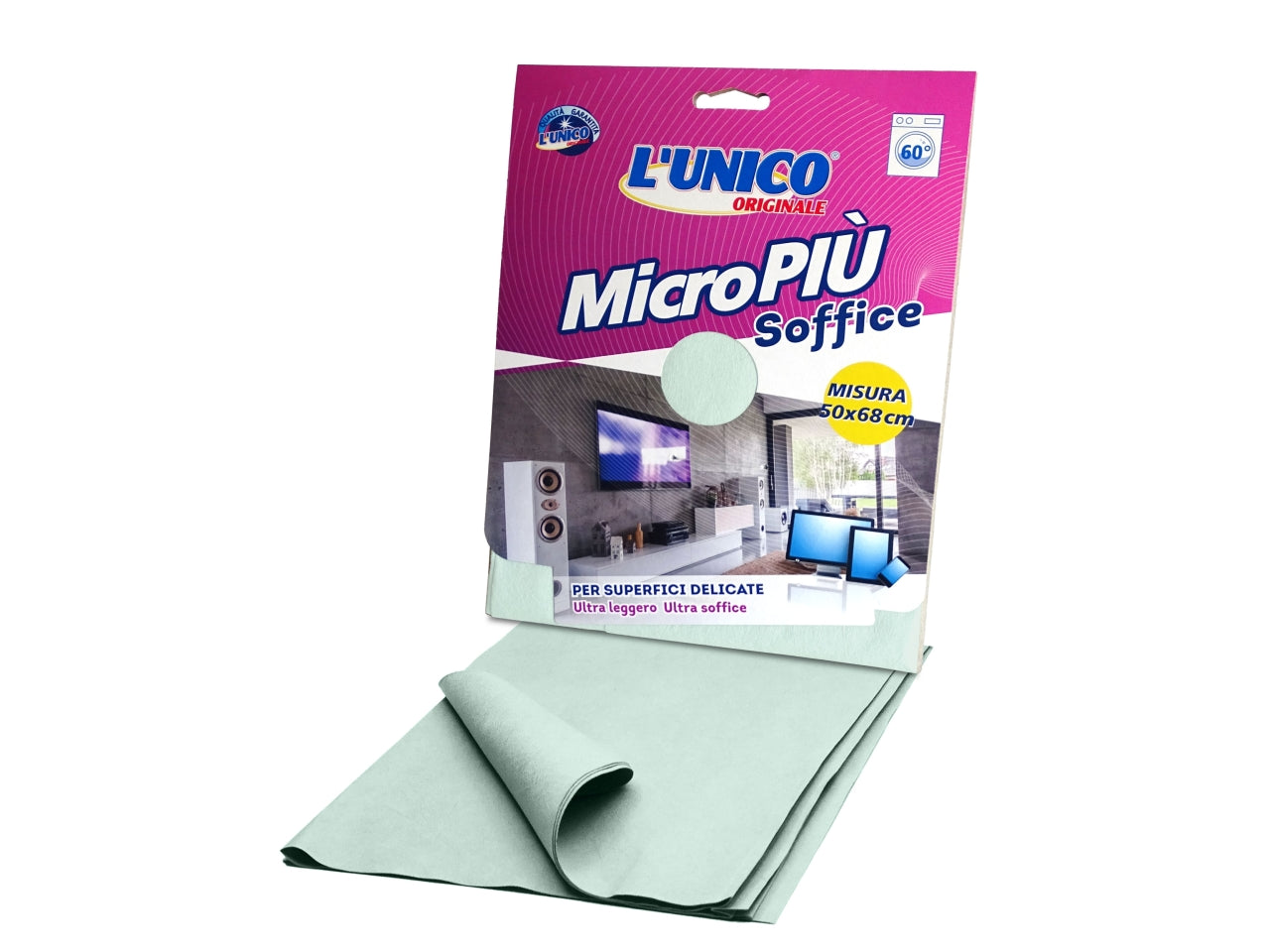 Panno in microfibra micropiú soffice 50x68cm