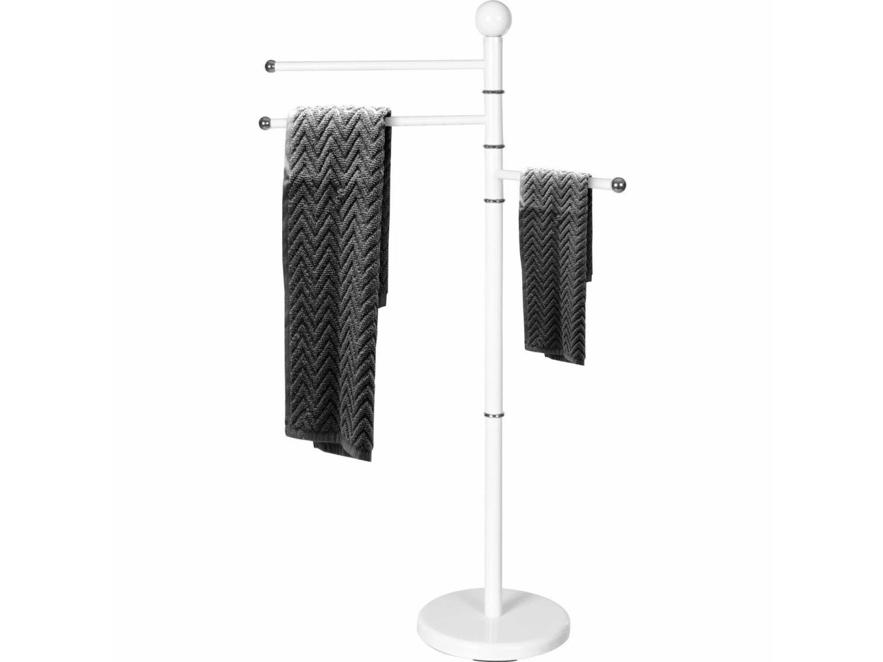 Porta asciugamani 3 posti bianco