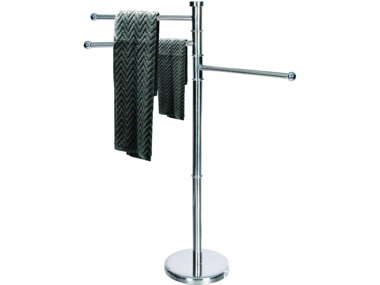 Porta asciugamani 3 posti satinato