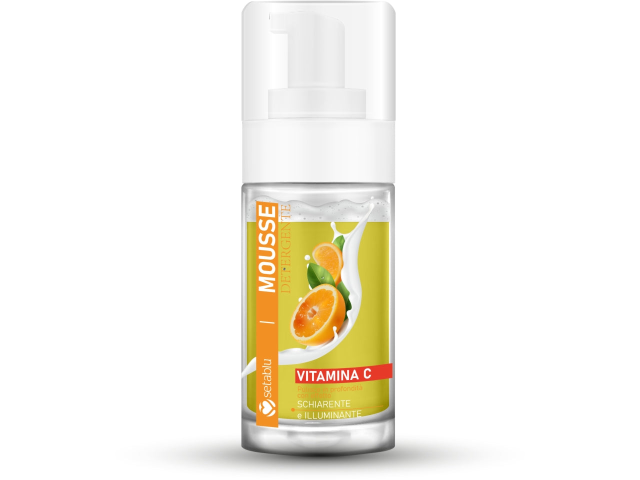 Mousse detergente bifasica 120 ml vitamina c
