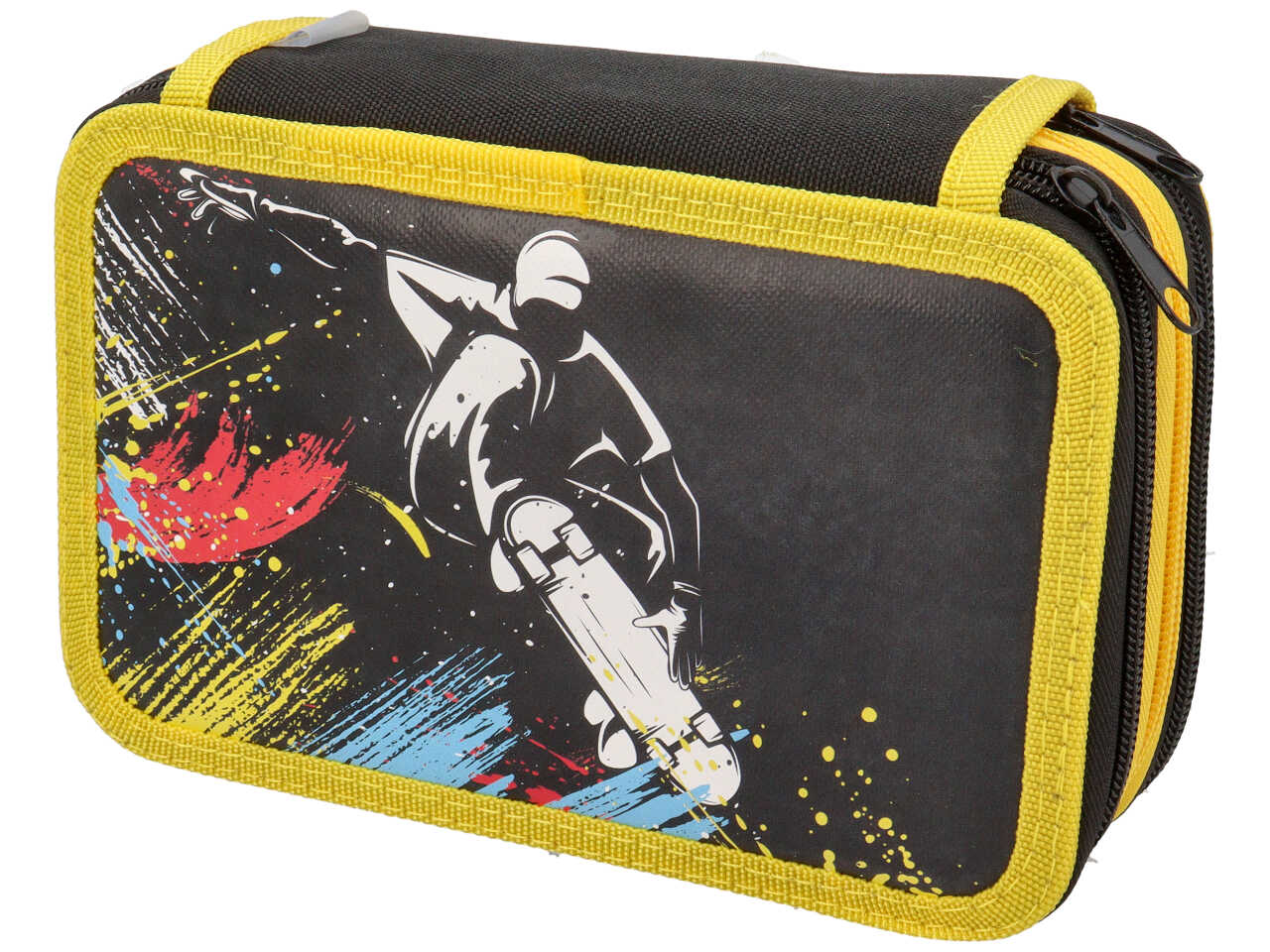 Astuccio 3zip fantasy con 12 pastelli e 18 pennarelli