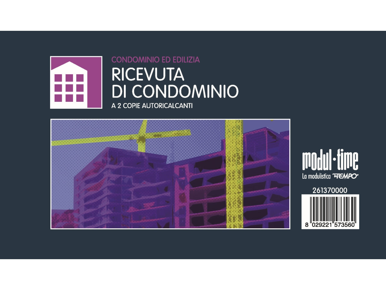 Ricevuta di condominio 50x2 copie autoricalcante 9,9x17cm