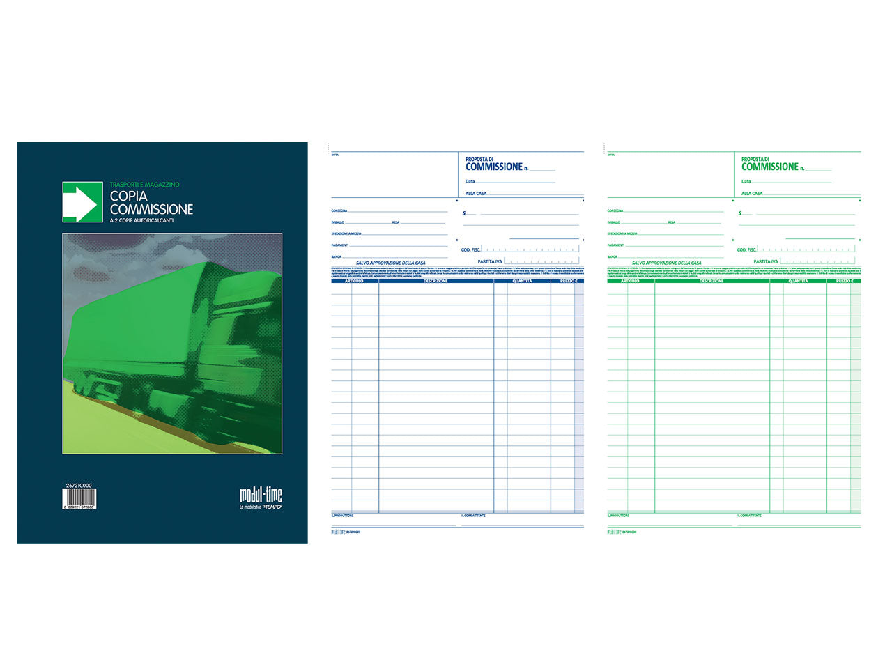 Copia commissione 50x2 copie autoricalcante 29,7x21cm