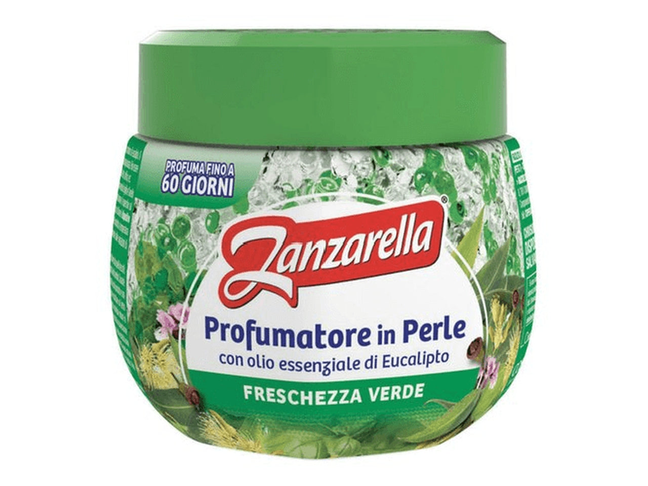 Zanzarella antizanzara in perle con essenza sgradita dalle zanzare freschezza verde 170g