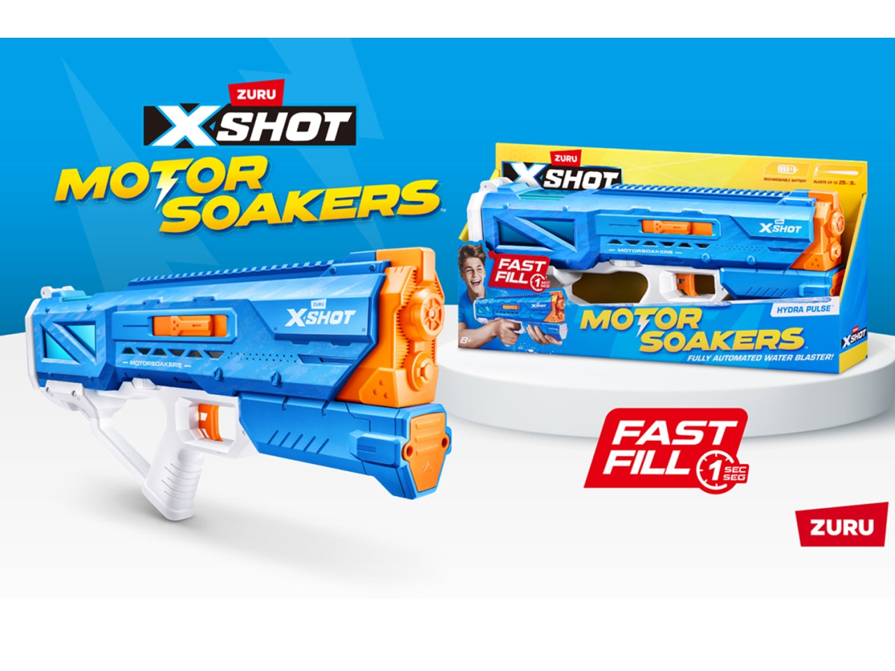 X-shot Water Fast Fill Medium Motor Soaker