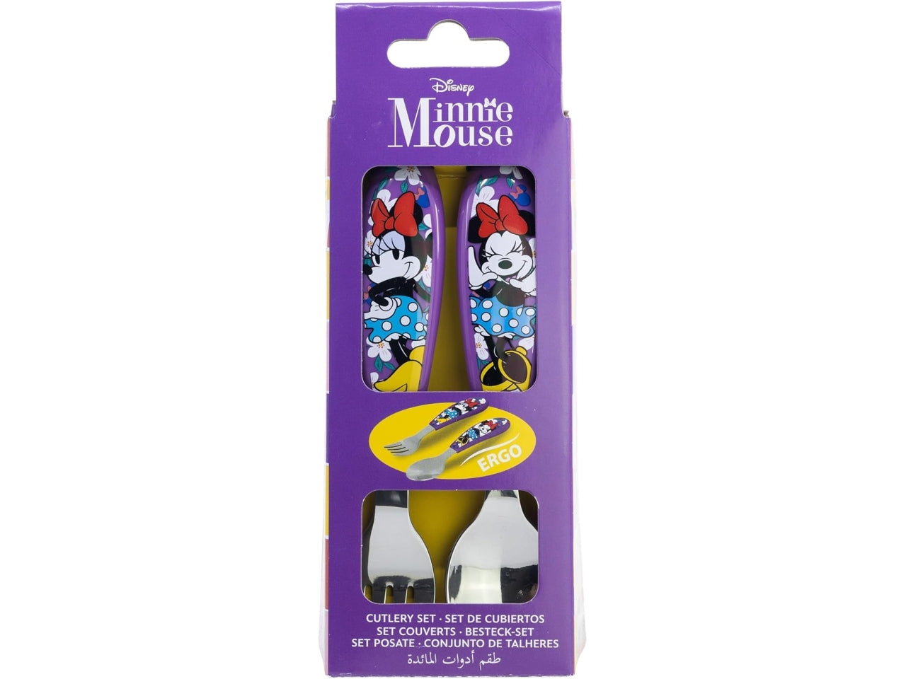 Minnie set 2 posate in acciaio