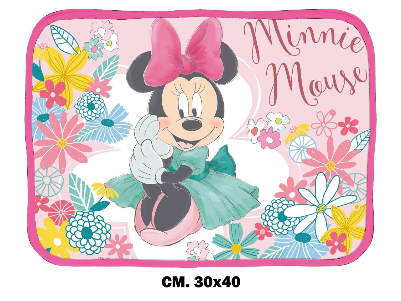 Minnie tovaglietta ripiegabile impermeabile 30x40cm