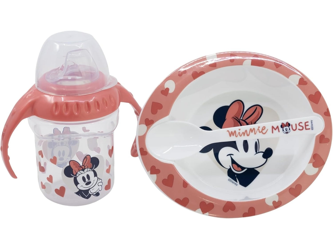 Minnie gift box 3 pezzi tazza + piatto + cucchiaio