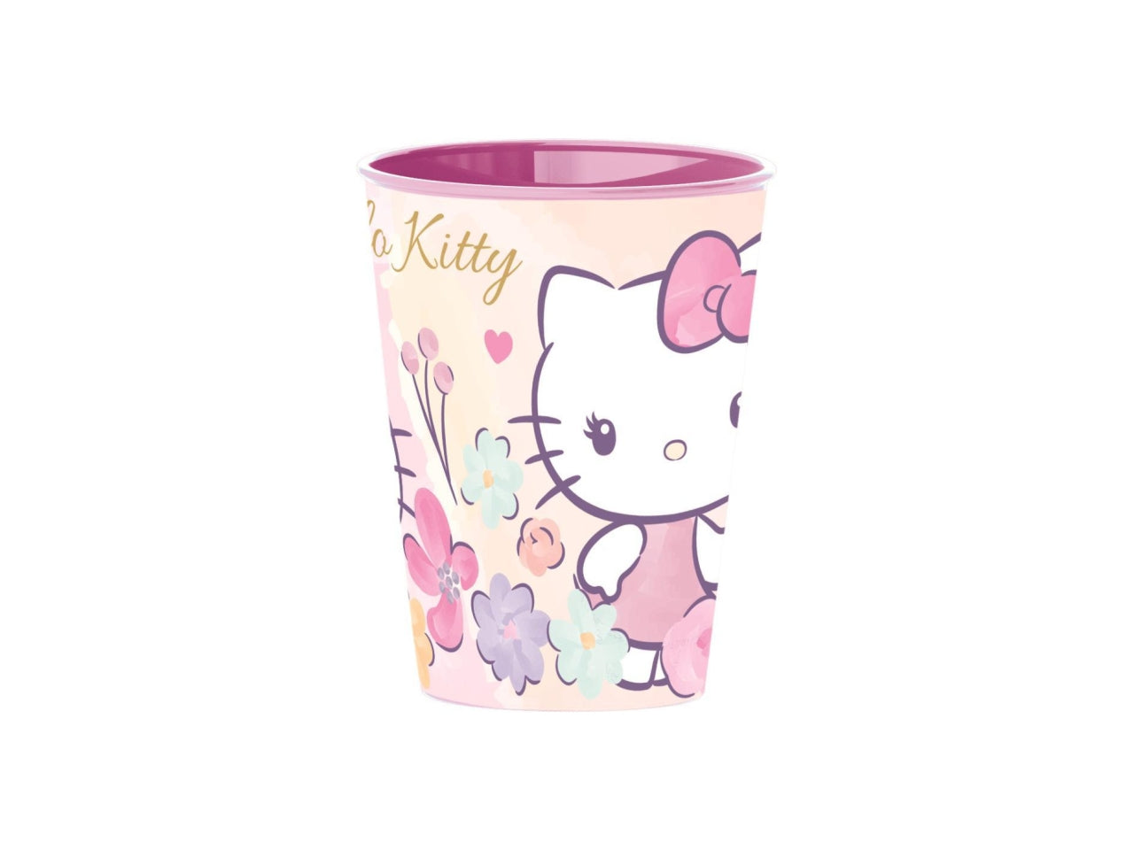 Hello kitty bicchiere in plastica 260ml