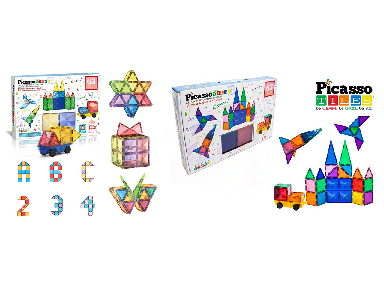 Picasso Magnetic piastrelle e veicolo 63