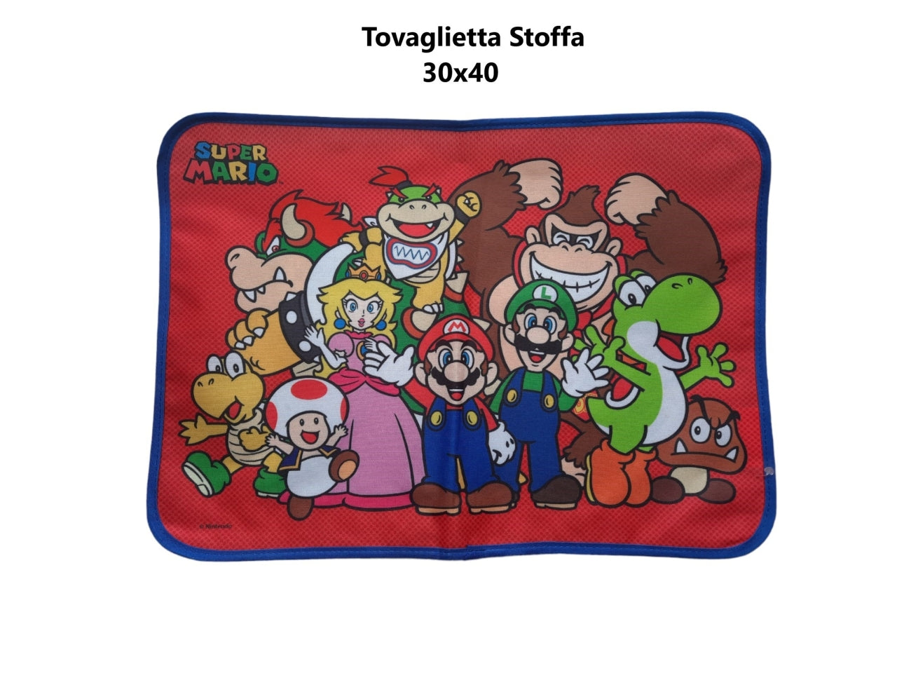 Super mario tovaglietta ripiegabile impermeabile 30x40cm