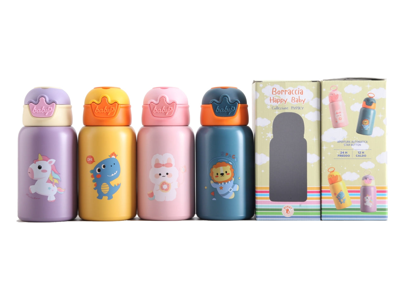 Mypiky borraccia termica rossa d.p. 1000ml