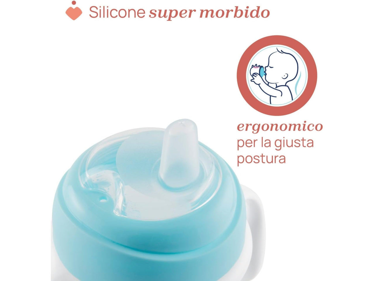 Tazza transition azzurra 4 mesi +