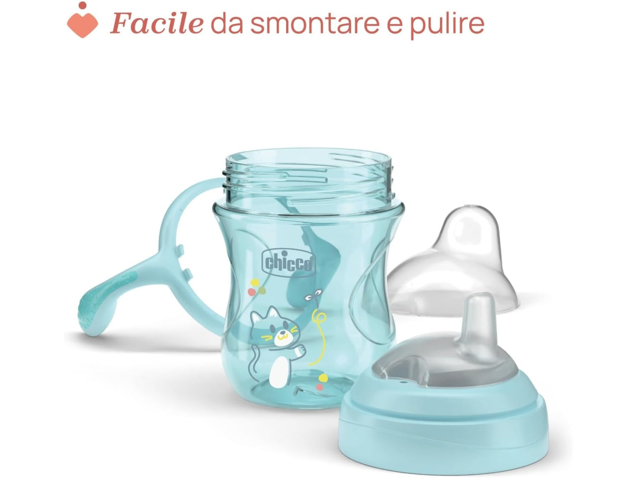 Tazza transition azzurra 4 mesi +