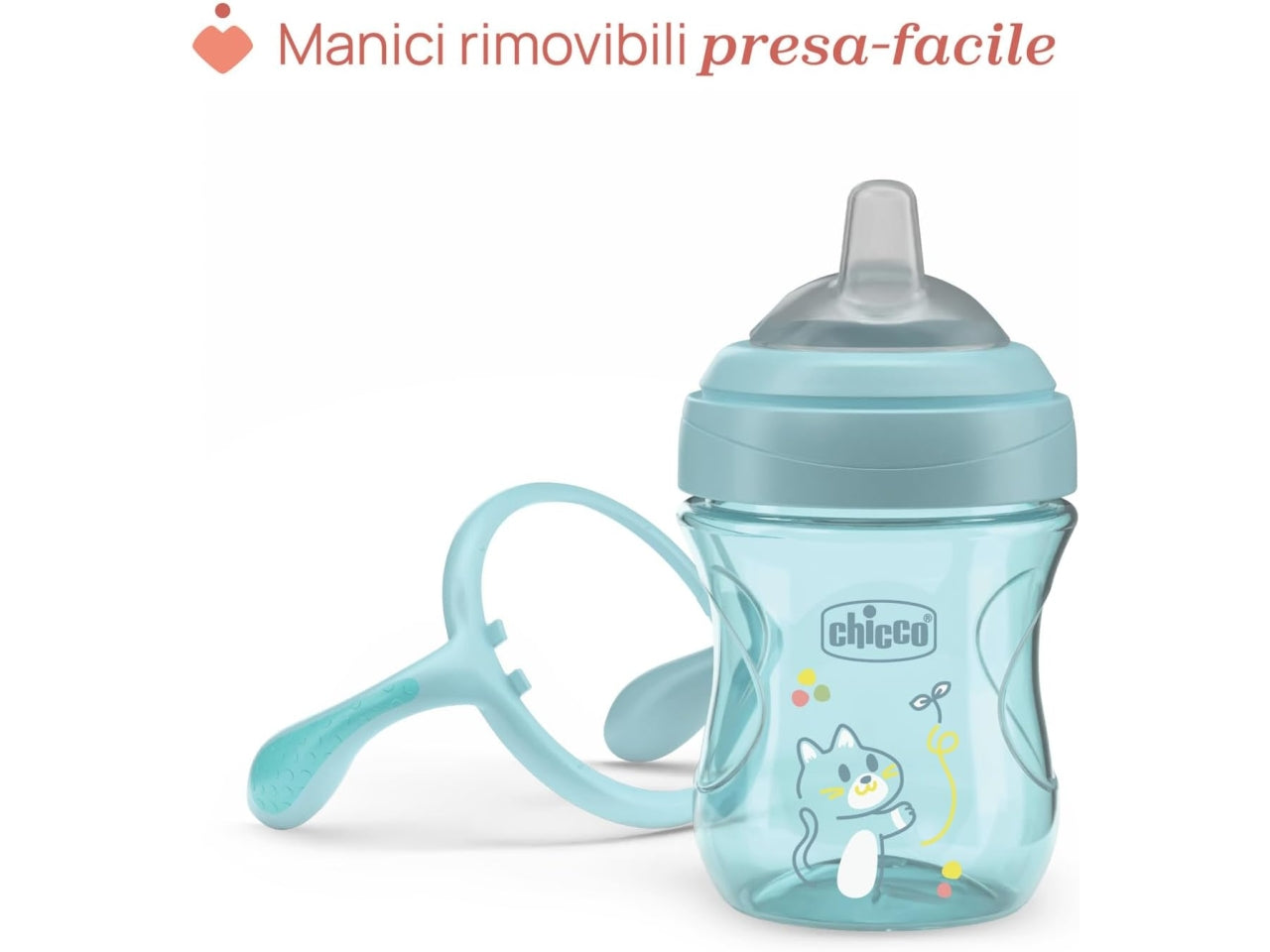 Tazza transition azzurra 4 mesi +