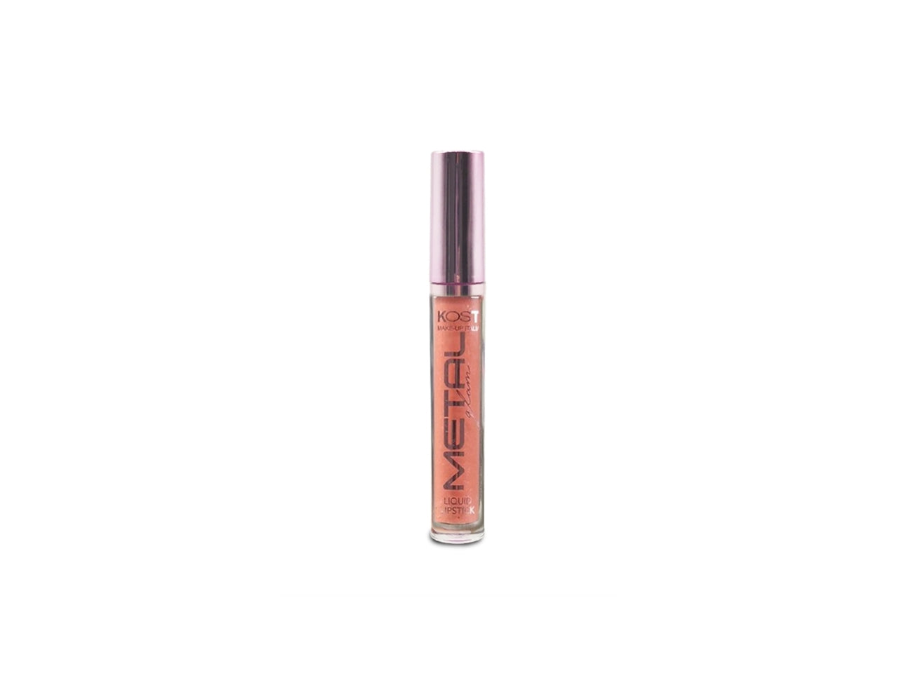 Metal glam lip gloss natural nude