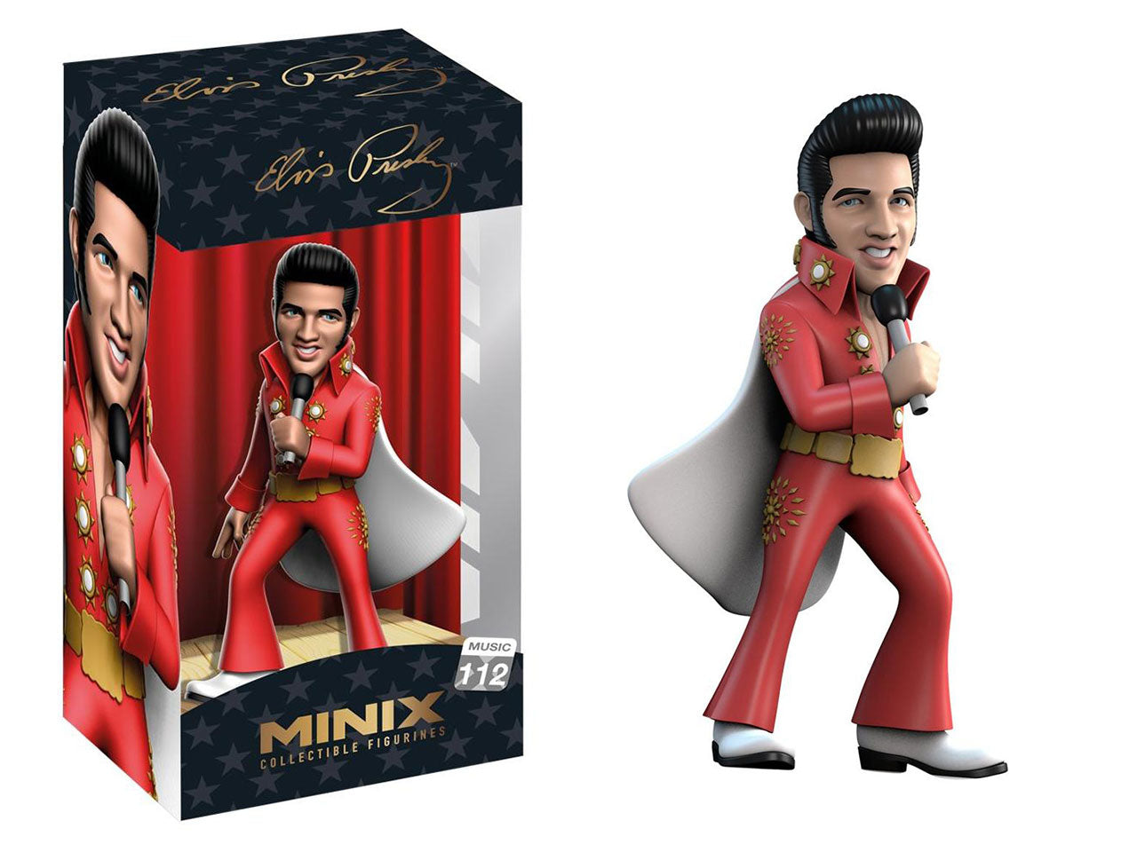 Minix collectible Elvis red suit