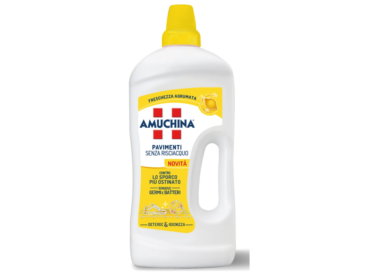 Amuchina detersivo per pavimenti fragranza limone formato da 1250ml