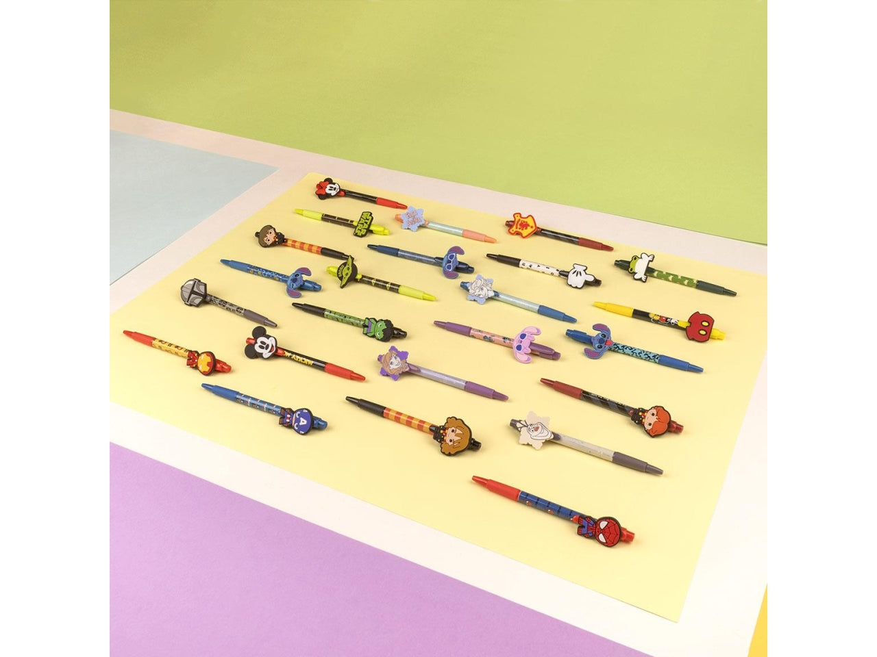 Confezione di 4 penne con personaggio Stitch