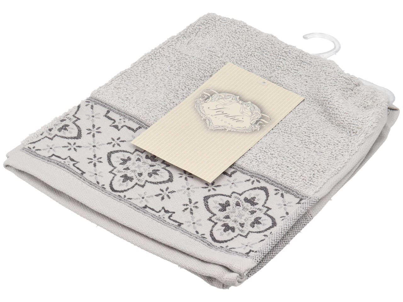 Azulejos asciugamano ospite in cotone 400gsm 40x50cm con bordino decorato, colori assortiti