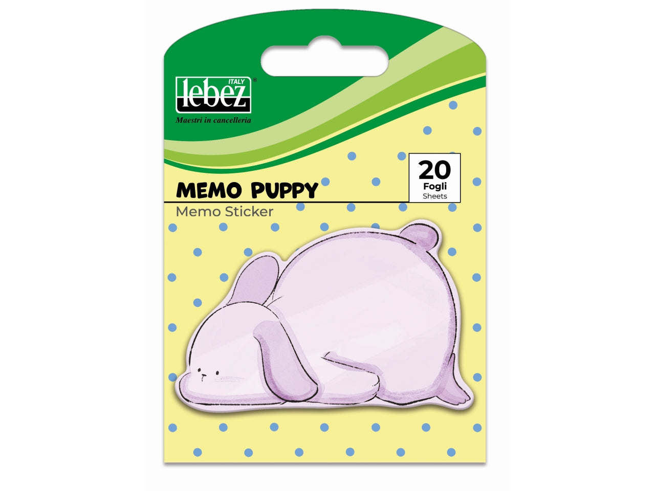 Memo 20 fogli 76x48 animali