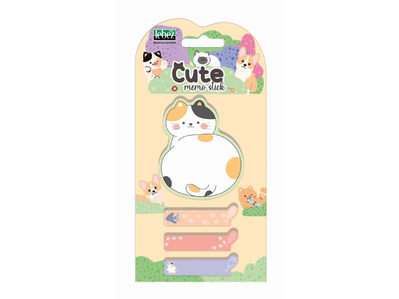 Memo/segnapagina animali 80 fogli