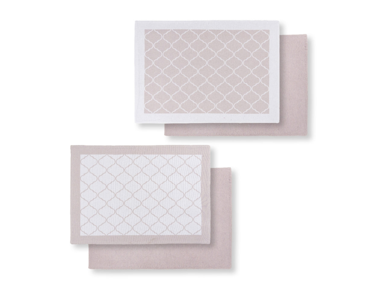 Tovaglietta linea piquè di colore tortora 35x50cm assortite