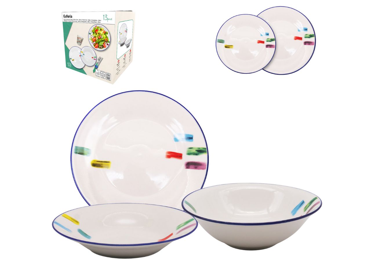 Servizio piatti 13PZ Euforia