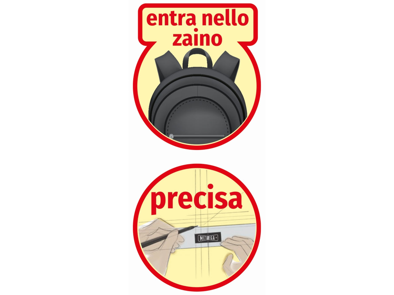 Metariga riga pieghevole da 60cm