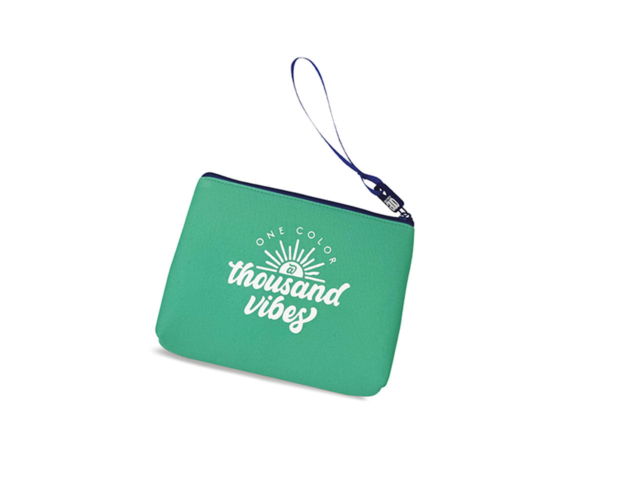 Sunset astuccio in neoprene 22x17x3cm verde acqua