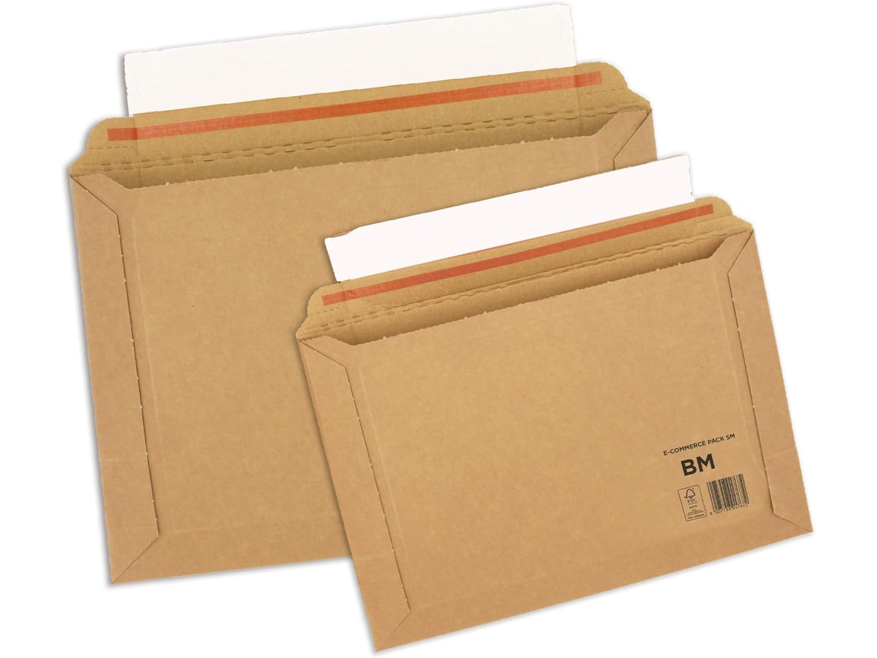 Sacchetti in cartone per spedizione BM2 23,5x34x6cm in confezione 25 pezzi