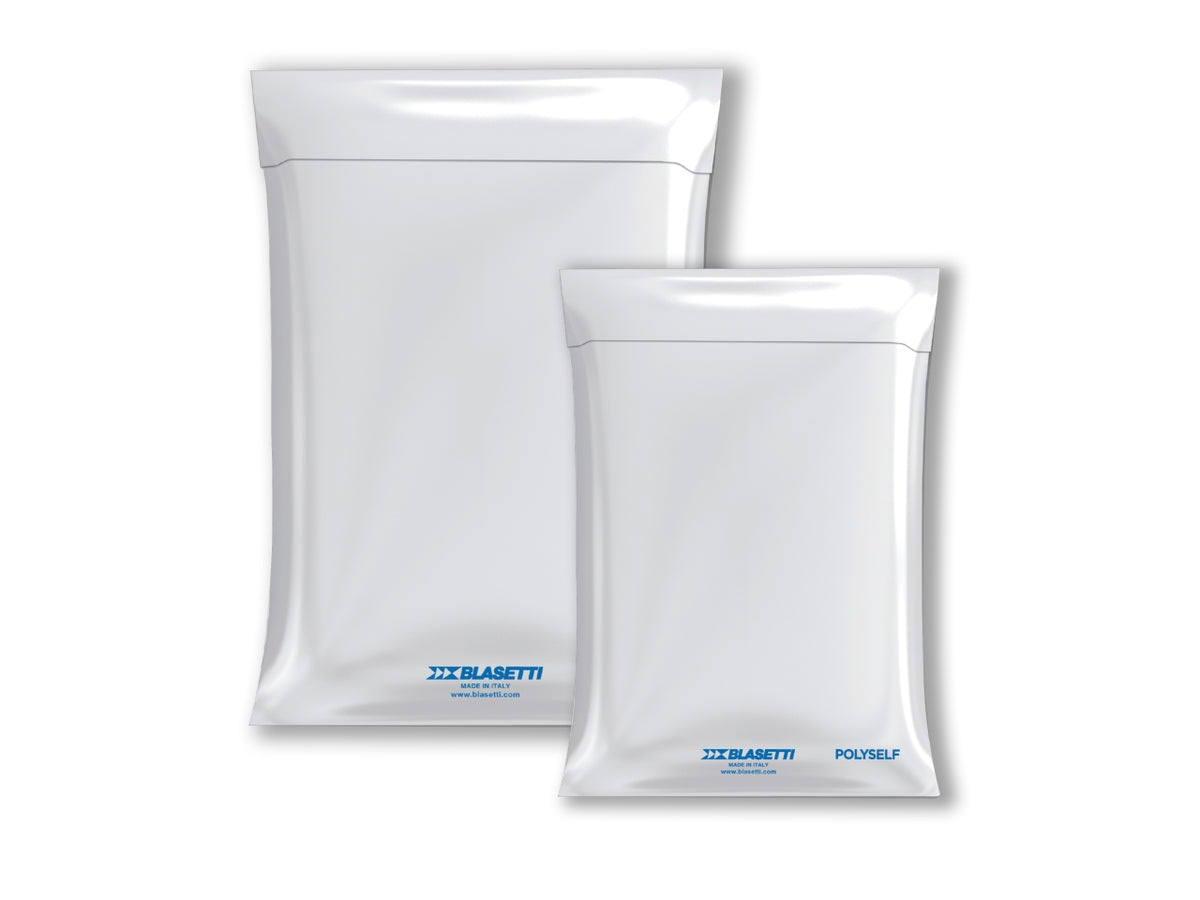 Polyself sacchetti in plastica per spedizione con chiusura adesiva 27x35cm confezione da 100 pezzi